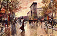 Paris (10e) la porte Saint-Denis à Paris 10e