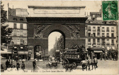 Paris (10e) La porte Saint-Martin à Paris 10e