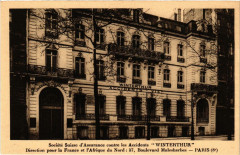 Paris (8e) 57 Bd Malesherbes. Soc Suisse d'Assurance Winterhur à Paris 8e
