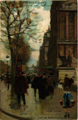 Paris (5e) Coin du Bd Saint-Michel à Paris 5e
