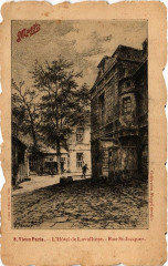 Carte postale ancienne Paris (5e) L'Hotel de LAVALliere. Rue Saint-Jacques
                                                                     à Paris 5e
                                