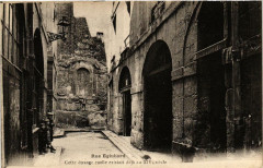 Carte postale ancienne Paris (4e) Rue Eginhard. Etrange ruelle
                                                                     à Paris 4e
                                