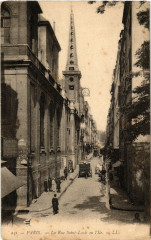 Paris (4e) La Rue Saint-Louis en l'Ile à Paris 4e