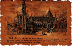 Paris (1e) Le Palais au Xvi siecle à Paris 1er