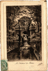 Paris (6e) La Fontaine de Medicis à Paris 6e