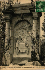 Carte postale ancienne Monument de Levassor à la Porte-Maillot
                                                                     à Paris 16e
                                