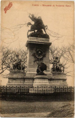 Paris Monument du Sculpteur Barye à Paris