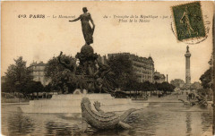 Le Monument du Triomphe de la République - Place de la Nation à Paris 12e