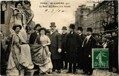 Paris Mi-Careme 1910 Reine des Reines et le Comite à Paris