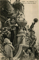 Paris Mi-Careme 1910 Char de la Reine des Reines à Paris