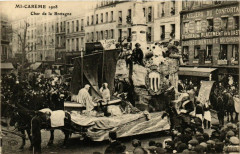 Paris Mi-Careme 1908 Char de la Bretagne à Paris
