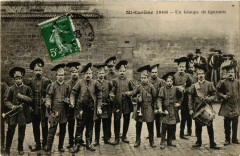 Paris Mi-Careme 1908 Un Groupe de figurants à Paris