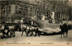 Paris Mi-Careme 1909 Char de l'Helvetia à Paris
