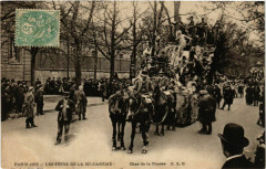Paris Mi-Careme 1905 Char de la Chasse à Paris