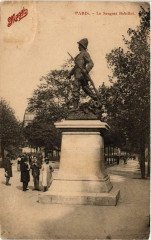 Carte postale ancienne Le Sergent Bobillot
                                                                     à Paris 11e
                                