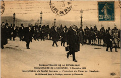Paris Cinquantenaire de Republique Glorification du Soldat Inconnu à Paris