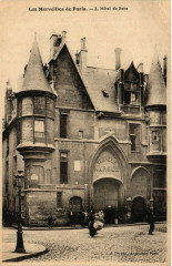 Carte postale ancienne Hôtel de Sens
                                                                     à Paris 4e
                                