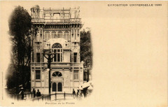 Paris Expo 1900 Pavillon de la Presse à Paris