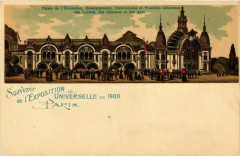 Paris Expo 1900 Palais de l'Education Enseignement Instruments à Paris