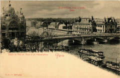 Paris Expo 1900 Palais de Ville de Paris et de l'Horticulture à Paris