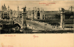Paris Expo 1900 Pont Alexandre Iii à Paris