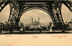 Paris Expo 1900 Le Trocadero à Paris