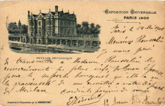 Paris Expo 1900 Pavillon Britannique à Paris
