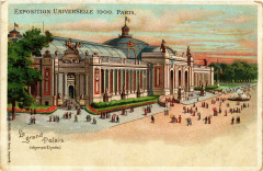 Paris Expo 1900 Le Grand Palais Litho à Paris