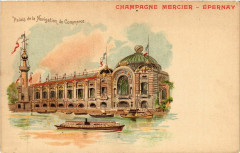 Paris Expo 1900 Palais de la Navigation de Commerce à Paris