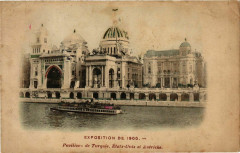 Paris Expo 1900 Pavillons Etrangers Turquie Etats Unis Autriche à Paris