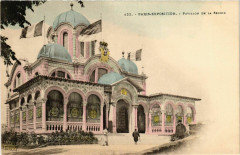 Paris Expo 1900 Pavillon de la Serbie à Paris