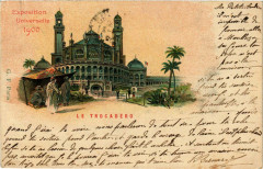 Paris Expo 1900 Le Trocadero à Paris