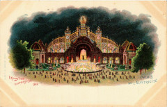 Paris Expo 1900 Palais de l'Electricite à Paris