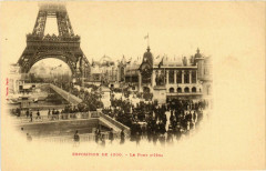 Paris Expo 1900 Le Pont d'Iena à Paris