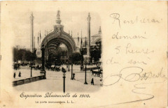 Paris Expo 1900 La Porte Monumentale à Paris