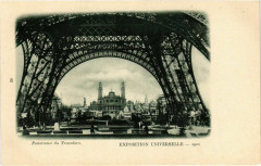 Paris Expo 1900 Panorama du Trocadero à Paris