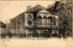 Carte postale ancienne Théâtre de Montmartre
                                                                     à Paris 18e
                                