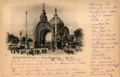 Paris Expo 1900 Entrée Monumentale à Paris