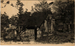 Carte postale ancienne Montmartre - La Maison au Toit de Chaume dite d'Henri IV
																	 à Paris 18e
								