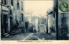 Carte postale ancienne Le Vieux-Montmartre - L'Impasse Trainée
                                                                     à Paris 18e
                                