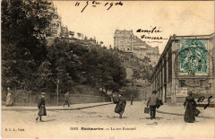Carte postale ancienne Montmartre - La Rue Ronsard
                                                                     à Paris 18e
                                
