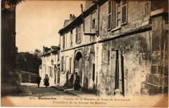 Carte postale ancienne Montmartre - Façade de la Maison de Rose de Rosimond - Comédien de la troupe de Molière
                                                                     à Paris 18e
                                
