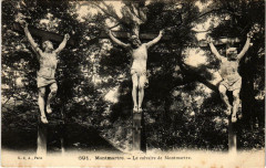 Carte postale ancienne Montmartre - Le Calvaire
                                                                     à Paris 18e
                                