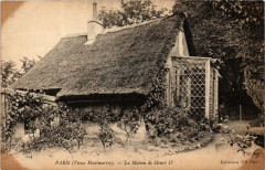 Carte postale ancienne Vieux Montmartre - Maison de Henri IV
                                                                     à Paris 18e
                                