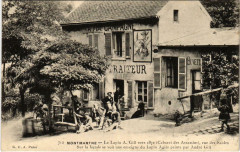 Carte postale ancienne Montmartre - Le Lapin A. Gill. Vers 1872 (Cabaret des assassins)
                                                                     à Paris 18e
                                