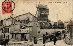 Carte postale ancienne Montmartre - Moulin de la Galette
                                                                     à Paris 18e
                                