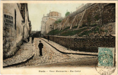 Carte postale ancienne Vieux Montmartre - Rue Cortot
                                                                     à Paris 18e
                                