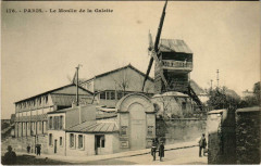 Carte postale ancienne Le Moulin de la Galette
                                                                     à Paris 18e
                                
