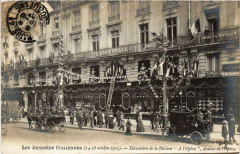 Paris 9e Les Journées Italiennes. Avenue de l'Opera. Nd Phot à Paris 9e