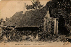 Carte postale ancienne Vieux Montmartre - Maison de Henri IV
                                                                     à Paris 18e
                                